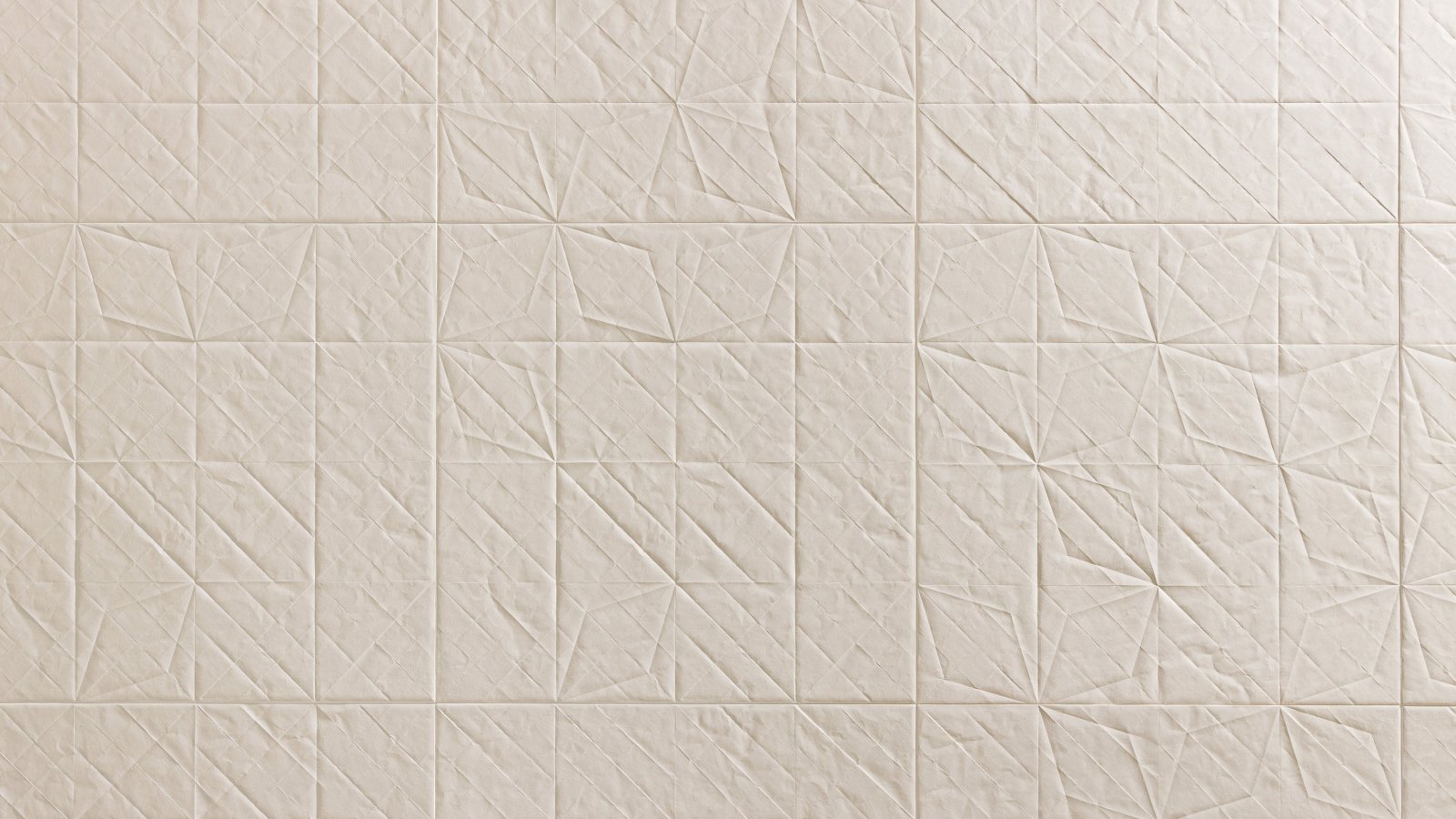 Mutina Folded 포세린 표면의 접힌 종이 릴리프