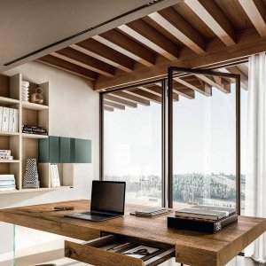 LAGO Air 책상의 Wildwood 상판