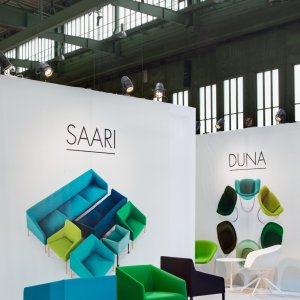 Arper Saari 컬렉션으로 완성한 라운지 존
