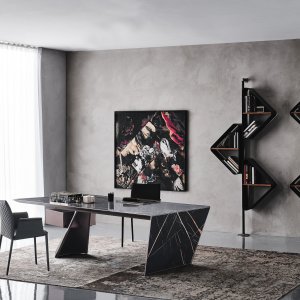 Cattelan Italia Nasdaq의 브론즈 스틸 다리