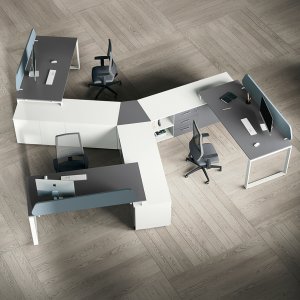 본체 칸이 있는 Loft Swing 수납장