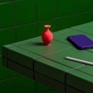 Mutina Din 컬러 월의 리셉션