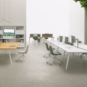 슬라이딩 도어와 Trevira CS 쿠션이 있는 E-Place 서비스 캐비닛