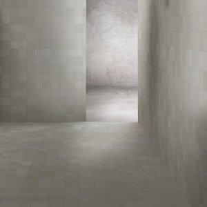 테라스에 시공된 내동해 Soot 색상 Mews 타일
