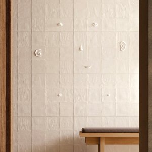 Chalk Matt 벽에 붙인 Mutina Mouths Glossy