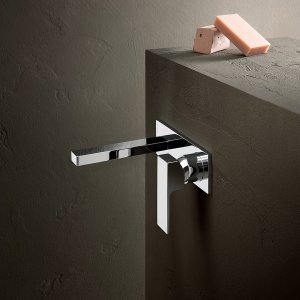 게스트 욕실의 Fantini Mint, Matt Gun Metal 마감