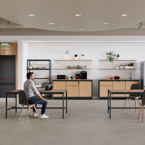 Verde Giada 알루미늄 키치넷 Fluido, Martex 제작