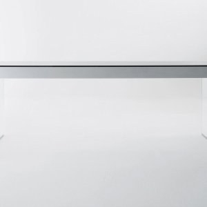 Air Desk의 수작업 브러시 블랙 알루미늄 디테일