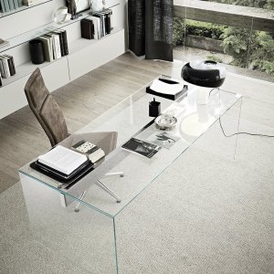 Air Desk 책상의 크리스털 측판