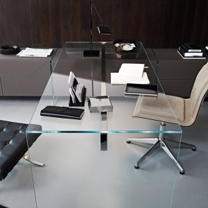Air Desk의 배면 도장 크리스털 상판