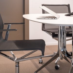 Stick Chair의 캐스터가 있는 5성 베이스