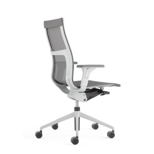 회의 테이블을 따라 늘어선 Una Chair