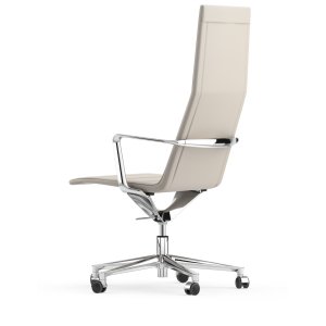 패브릭과 가죽의 Valea Chair 나란히