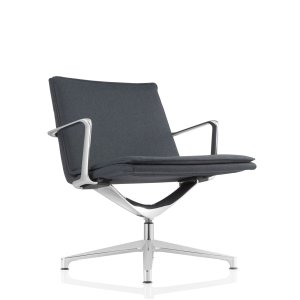실크그레이 패브릭 하이백 Valea Chair