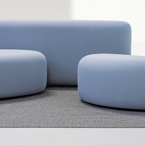 따로 촬영한 Lisse 작은 푸프의 옆모습