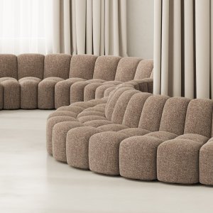 Canaletto 월넛 테이블과 함께한 mdf italia Array