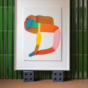 부훌렉 형제가 디자인한 Rombini Triangle Large craquelé Vert