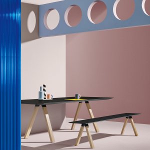 Arki-Table 240×100의 인조 대리석 상판