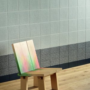 Tape 컬렉션 Cobble Green 패턴 유약 타일