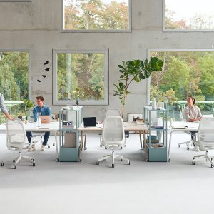 실버 그레이 멤브레인의 순백 se:air: 프레임, 베이스, 캐스터가 한 색