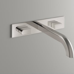 CEA Design의 Sixty 컬렉션, Black Ivory 수전과 대리석 세면대