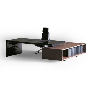 Tecno의 Asymmetrical, Piero Lissoni 디자인, 대표실에서