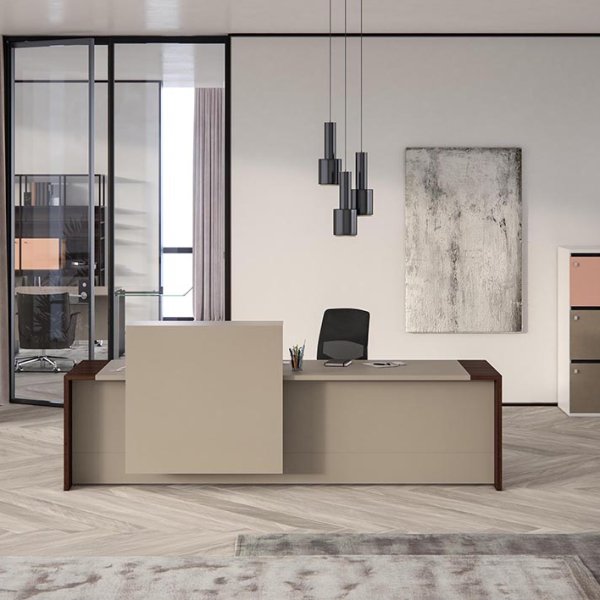 방음 캐빈이 있는 Estel Italian Smart Office 업무 공간